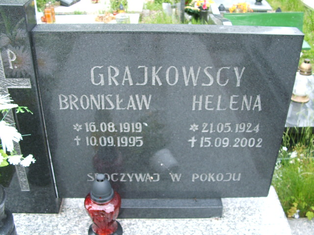 Helena Grajkowska 1924 Szczawno Zdrój - Grobonet - Wyszukiwarka osób pochowanych