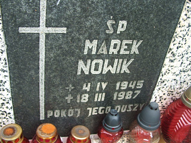 Marek Nowik 1945 Szczawno Zdrój - Grobonet - Wyszukiwarka osób pochowanych