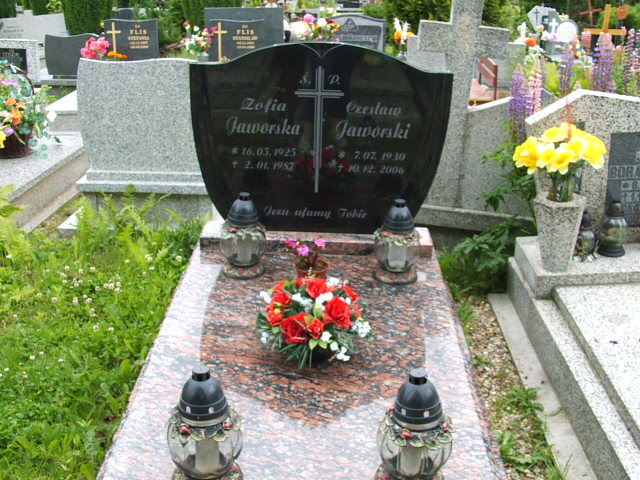 Grób Zofia Jaworska