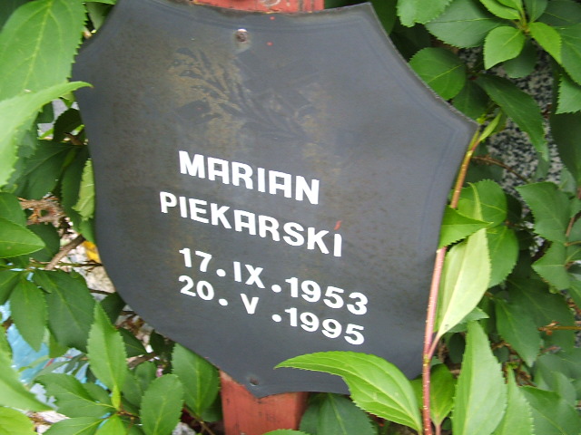 Marian Piekarski 1953 Szczawno Zdrój - Grobonet - Wyszukiwarka osób pochowanych