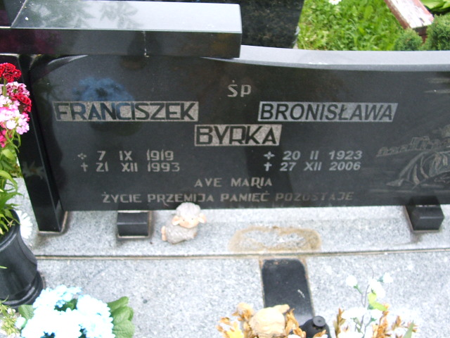 Bronisława Byrka 1923 Szczawno Zdrój - Grobonet - Wyszukiwarka osób pochowanych