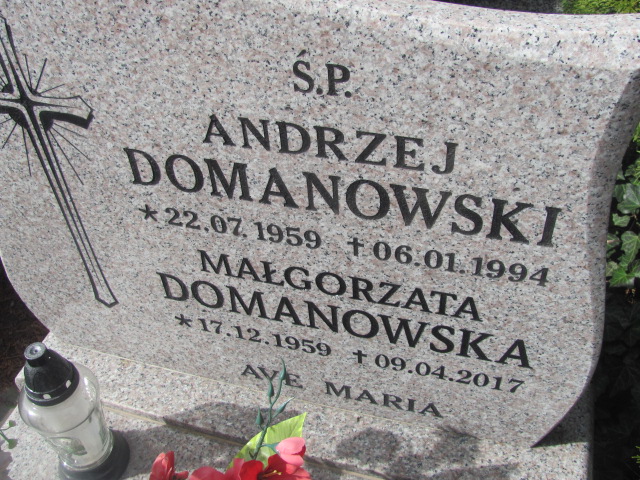 Małgorzata Domanowska Tadeuszów 1959 Szczawno Zdrój - Grobonet - Wyszukiwarka osób pochowanych