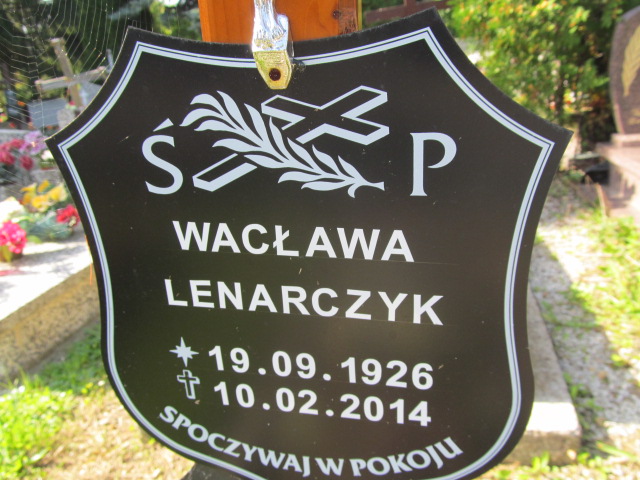 Wacława Lenarczyk 1926 Szczawno Zdrój - Grobonet - Wyszukiwarka osób pochowanych