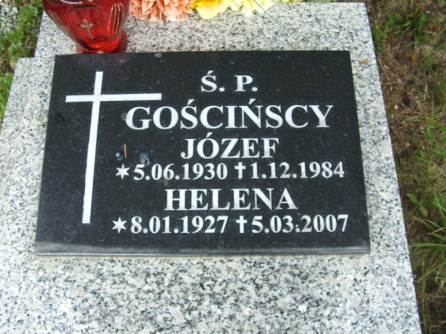 Helena Gościńska 1927 Szczawno Zdrój - Grobonet - Wyszukiwarka osób pochowanych