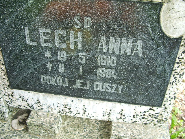 Anna Lech 1910 Szczawno Zdrój - Grobonet - Wyszukiwarka osób pochowanych