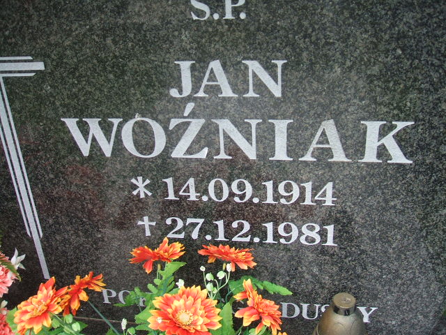 Jan Woźniak 1914 Szczawno Zdrój - Grobonet - Wyszukiwarka osób pochowanych