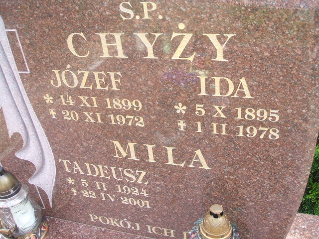 Józef Chyży 1899 Szczawno Zdrój - Grobonet - Wyszukiwarka osób pochowanych