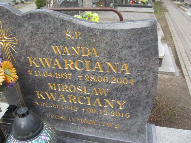 Wanda Kwarciana 1937 Szczawno Zdrój - Grobonet - Wyszukiwarka osób pochowanych