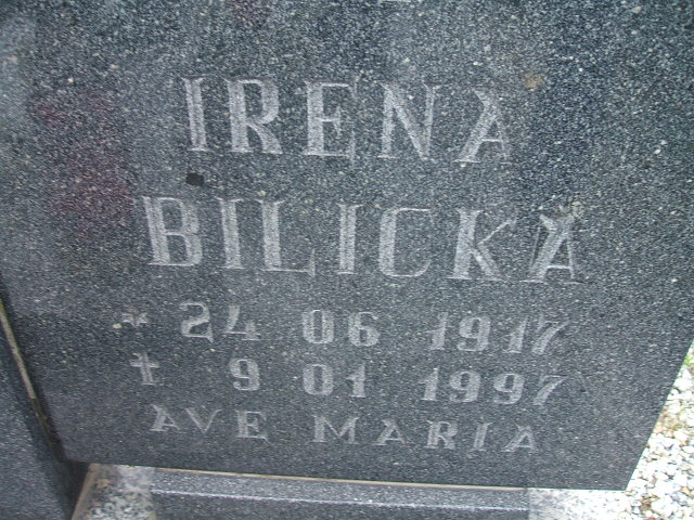 Irena Bilicka 1917 Szczawno Zdrój - Grobonet - Wyszukiwarka osób pochowanych