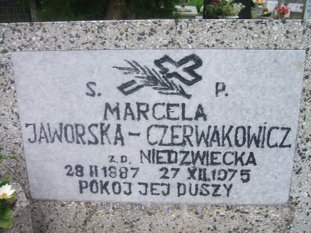 Marcela Jaworska Czerwiakowicz 1887 Szczawno Zdrój - Grobonet - Wyszukiwarka osób pochowanych
