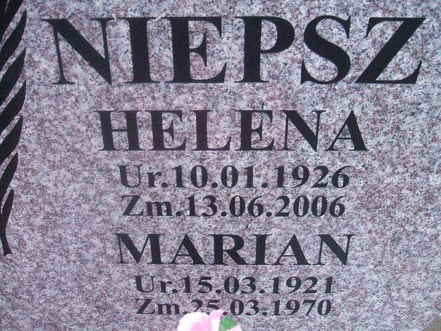 Helena Niepsz 1926 Szczawno Zdrój - Grobonet - Wyszukiwarka osób pochowanych