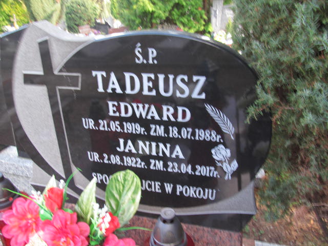 Edward Tadeusz 1919 Szczawno Zdrój - Grobonet - Wyszukiwarka osób pochowanych