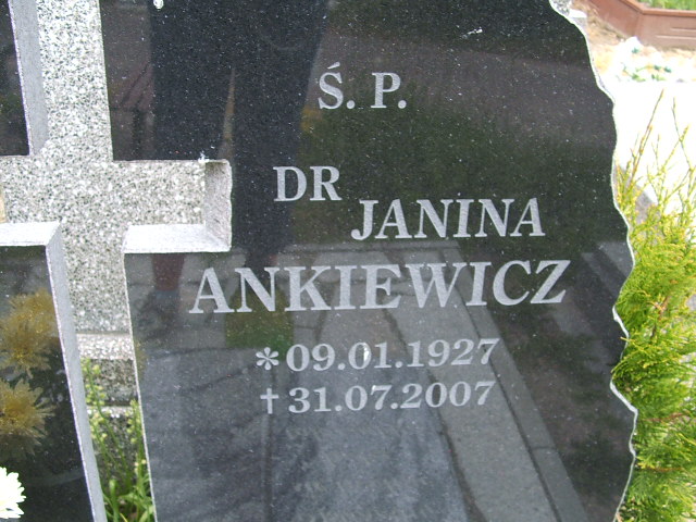 Janina Ankiewicz 1927 Szczawno Zdrój - Grobonet - Wyszukiwarka osób pochowanych