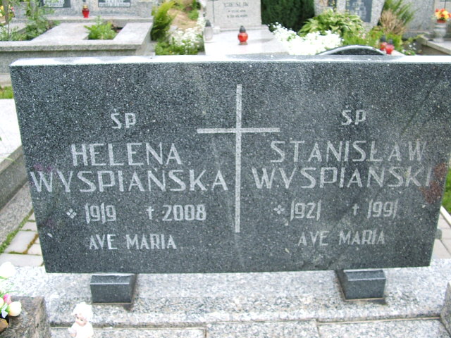 Helena Julia Wyspiańska 1919 Szczawno Zdrój - Grobonet - Wyszukiwarka osób pochowanych