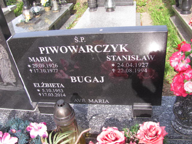 Elżbieta Bugaj 1953 Szczawno Zdrój - Grobonet - Wyszukiwarka osób pochowanych