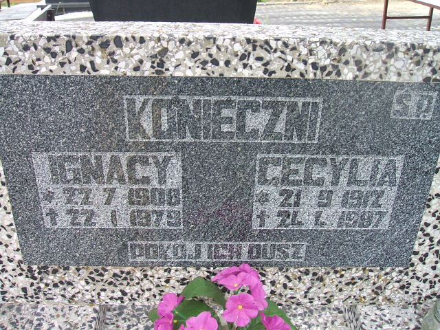 Ignacy Konieczny 1908 Szczawno Zdrój - Grobonet - Wyszukiwarka osób pochowanych