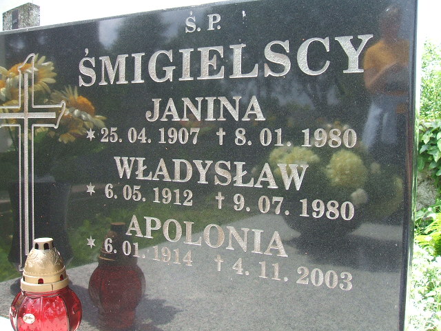 Janina Śmigielska 1907 Szczawno Zdrój - Grobonet - Wyszukiwarka osób pochowanych