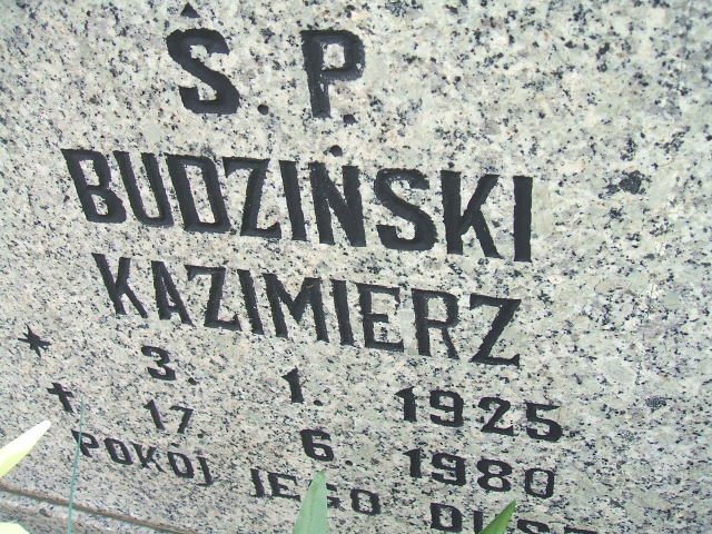 Kazimierz Budziński 1925 Szczawno Zdrój - Grobonet - Wyszukiwarka osób pochowanych