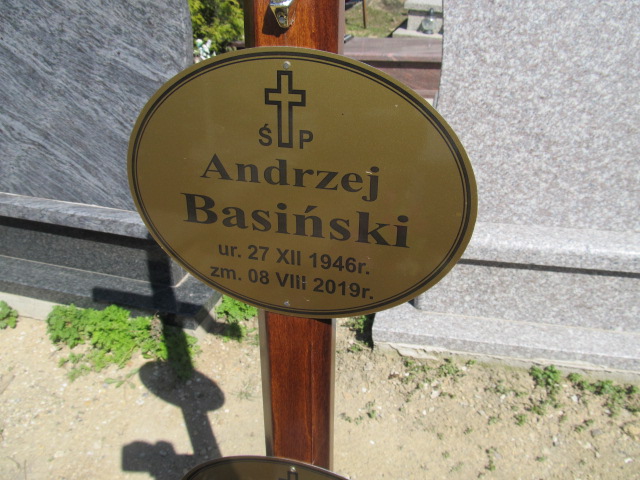 Andrzej Basiński 1946 Szczawno Zdrój - Grobonet - Wyszukiwarka osób pochowanych