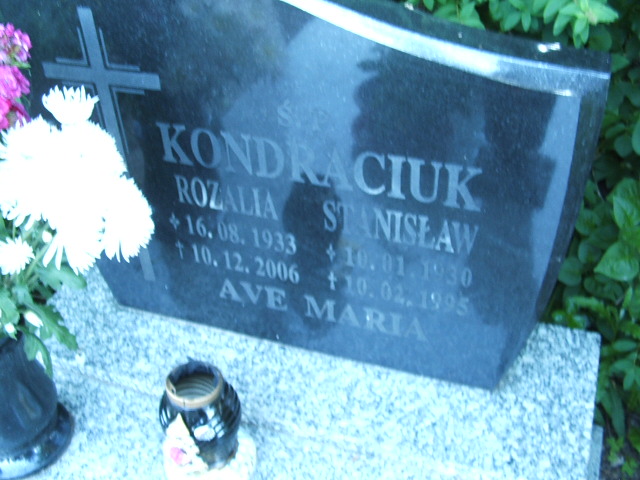 Stanisław Kondraciuk 1930 Szczawno Zdrój - Grobonet - Wyszukiwarka osób pochowanych