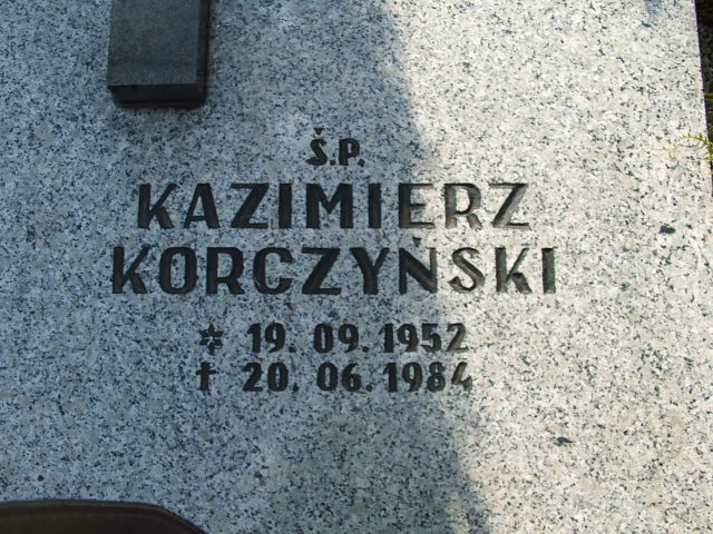 Kazimierz Korczyński 1952 Szczawno Zdrój - Grobonet - Wyszukiwarka osób pochowanych