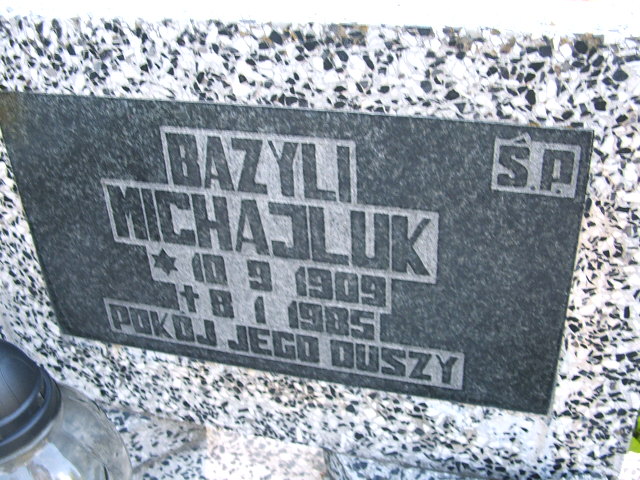 Bazyli Michajluk 1909 Szczawno Zdrój - Grobonet - Wyszukiwarka osób pochowanych