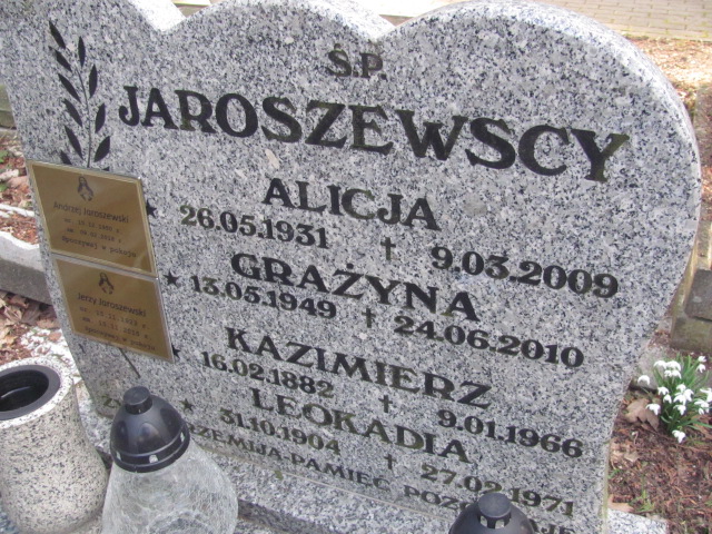 Jerzy Jaroszewski 1923 Szczawno Zdrój - Grobonet - Wyszukiwarka osób pochowanych
