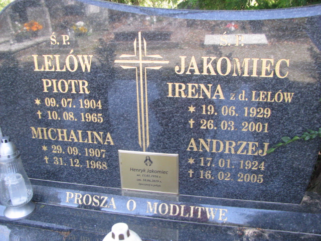 Andrzej Jakomiec 1924 Szczawno Zdrój - Grobonet - Wyszukiwarka osób pochowanych