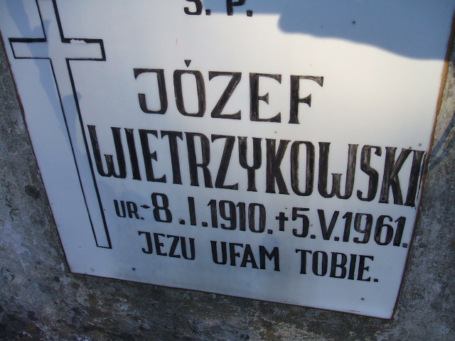 Józef Wietrzykowski 1910 Szczawno Zdrój - Grobonet - Wyszukiwarka osób pochowanych