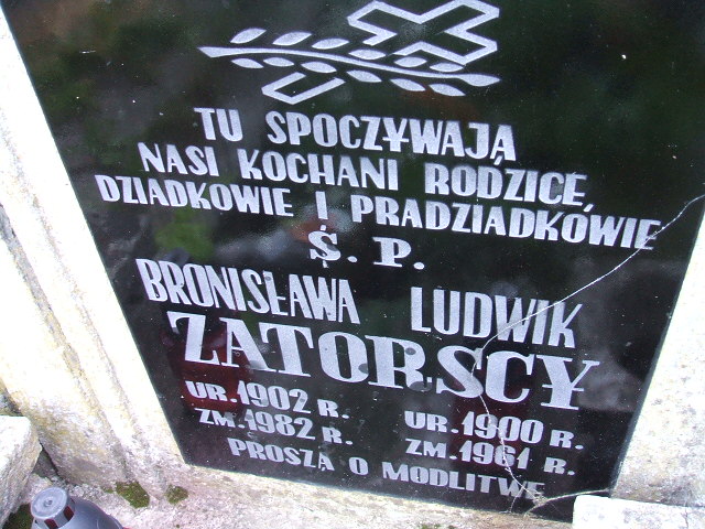 Bronisława Zatorska 1902 Szczawno Zdrój - Grobonet - Wyszukiwarka osób pochowanych