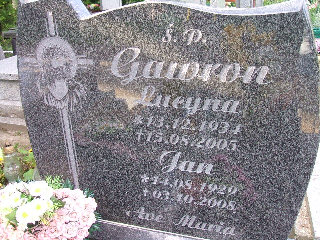 Lucyna Gawron 1934 Szczawno Zdrój - Grobonet - Wyszukiwarka osób pochowanych
