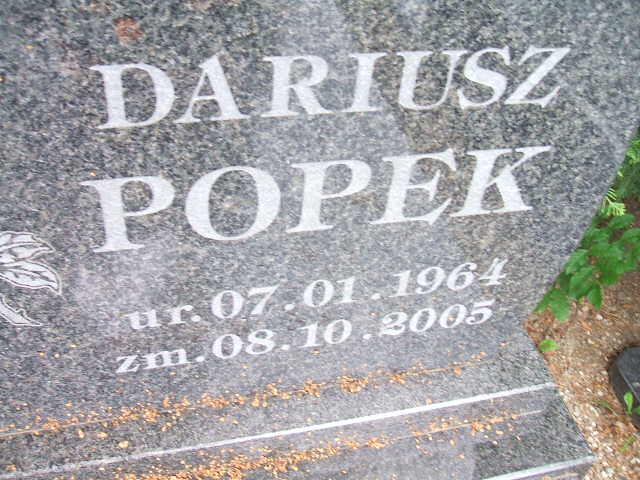 Dariusz Popek 1964 Szczawno Zdrój - Grobonet - Wyszukiwarka osób pochowanych