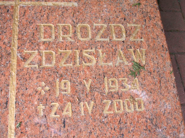 Zdzisław Drożdż 1934 Szczawno Zdrój - Grobonet - Wyszukiwarka osób pochowanych