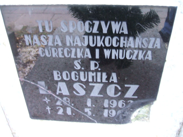 Bogumiła Łaszcz 1963 Szczawno Zdrój - Grobonet - Wyszukiwarka osób pochowanych