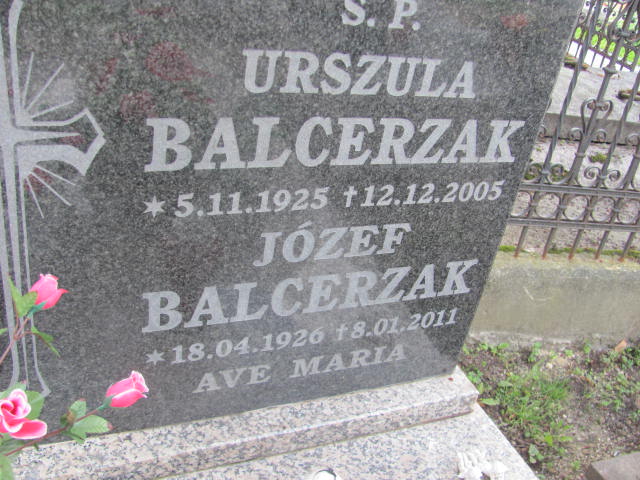 Józef Balcerzak 1926 Szczawno Zdrój - Grobonet - Wyszukiwarka osób pochowanych