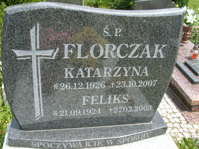 Katarzyna Florczak 1926 Szczawno Zdrój - Grobonet - Wyszukiwarka osób pochowanych