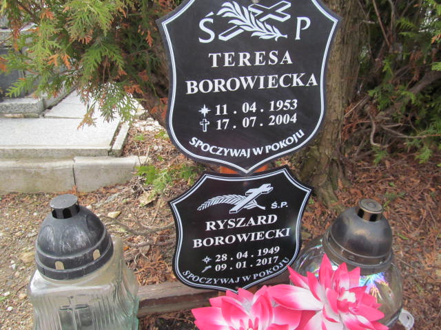 Ryszard Borowiecki 1949 Szczawno Zdrój - Grobonet - Wyszukiwarka osób pochowanych