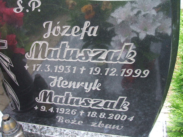 Henryk Matuszak 1926 Szczawno Zdrój - Grobonet - Wyszukiwarka osób pochowanych