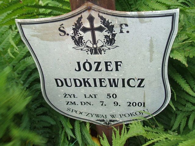 Józef Dudkiewicz 1951 Szczawno Zdrój - Grobonet - Wyszukiwarka osób pochowanych
