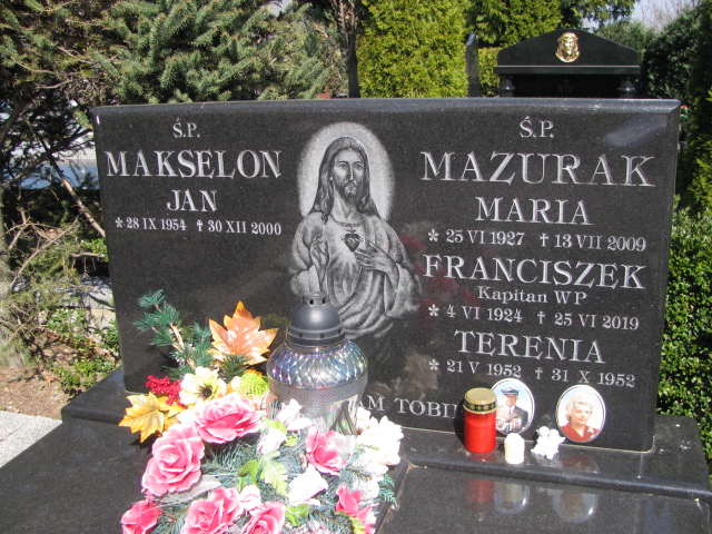 Teresa Mazurek 1952 Szczawno Zdrój - Grobonet - Wyszukiwarka osób pochowanych