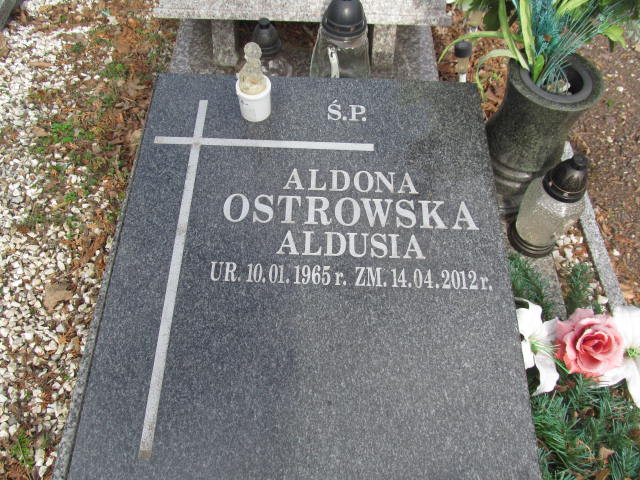 Aldona Ostrowska 1965 Szczawno Zdrój - Grobonet - Wyszukiwarka osób pochowanych