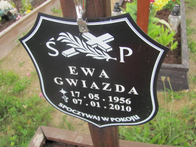 Ewa Gwiazda 1956 Szczawno Zdrój - Grobonet - Wyszukiwarka osób pochowanych