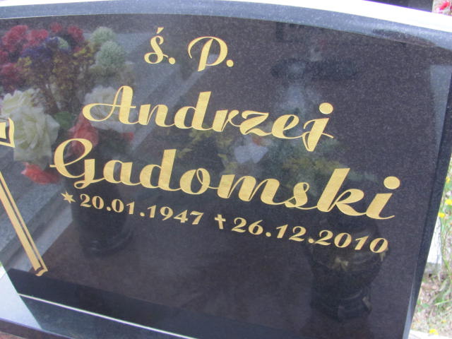 Andrzej Gadomski 1947 Szczawno Zdrój - Grobonet - Wyszukiwarka osób pochowanych