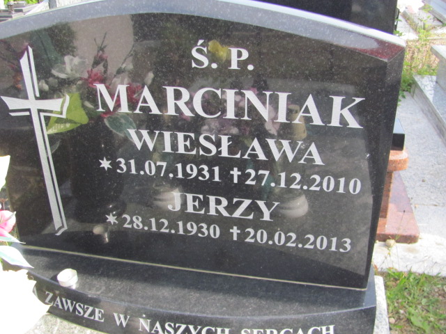 Wiesława Marciniak 1931 Szczawno Zdrój - Grobonet - Wyszukiwarka osób pochowanych