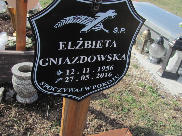 Elżbieta Gniazdowska 1956 Szczawno Zdrój - Grobonet - Wyszukiwarka osób pochowanych