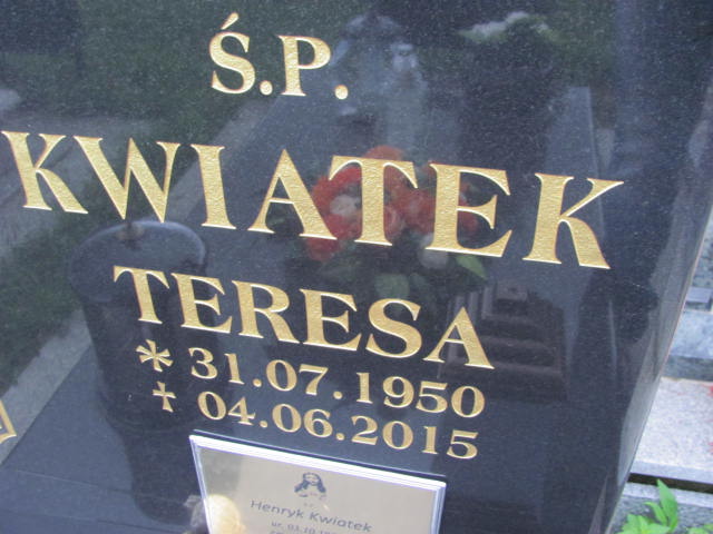 Henryk Kwiatek 1950 Szczawno Zdrój - Grobonet - Wyszukiwarka osób pochowanych