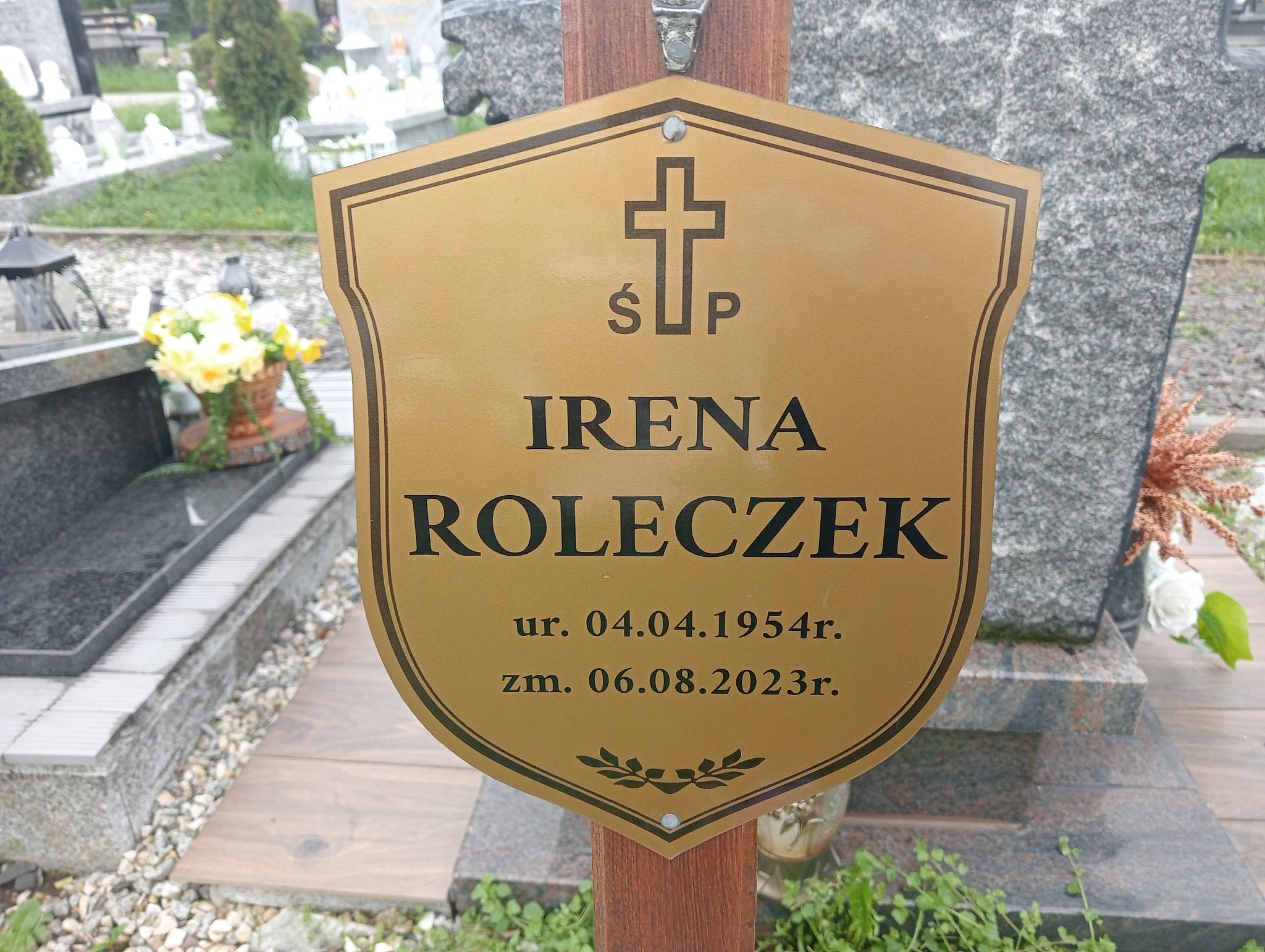 Irena Roleczek 1954 Szczawno Zdrój - Grobonet - Wyszukiwarka osób pochowanych